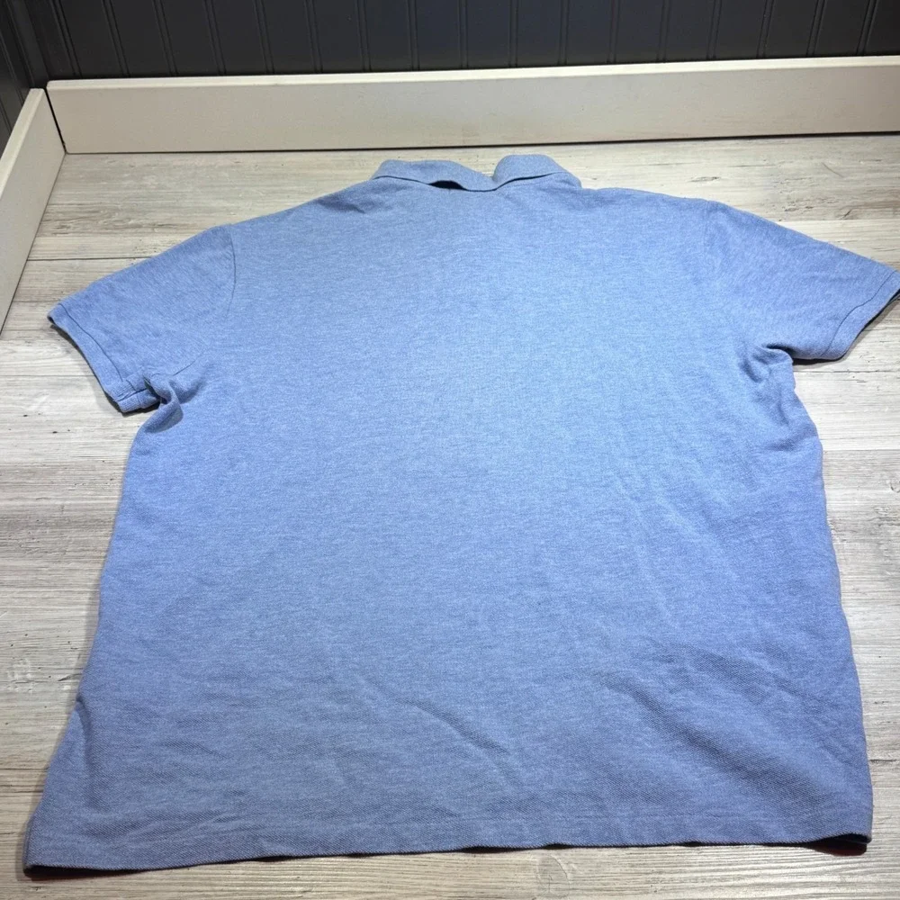 Polo Ralph Lauren Polo Shirt Men's Sz XL Blue Custom‎ Slim Fit Short Sleeve